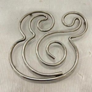 Kate Spade New York Metal Ampersand "And" Trivet by Lenox, Kitchen Decor 7.75"